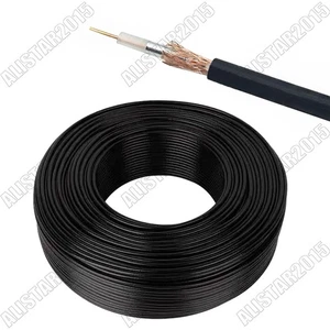 RG58 Lot RF Connector Coaxial Cable 50ohm Coax Transceiver Pigtail 5M ~ 50M - Picture 1 of 3