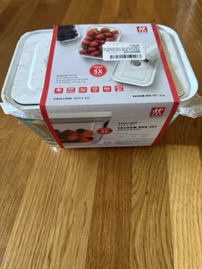 ZWILLING Fresh & Save Staubsauger 3-teiliges Box-Set luftdicht GLAS 36803-003 NEU - Bild 1 von 2