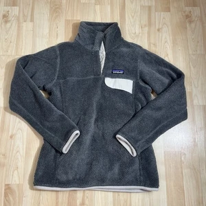 Patagonia Snap T Polartec Fleece Jacket Gray Women’s XS Throw Over Sweater - Picture 1 of 5