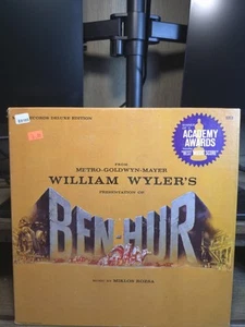 BEN-HUR ORIGINAL SOUNDTRACK DELUXE EDITION 1959 LP BOX SET W/ BOOK MGM1E1 VG/VG+ - Picture 1 of 8