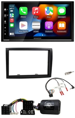 Kenwood DAB USB Bluetooth 2DIN Lenkrad Autoradio für Citroen Jumper Peugeot Boxe - Bild 1 von 4