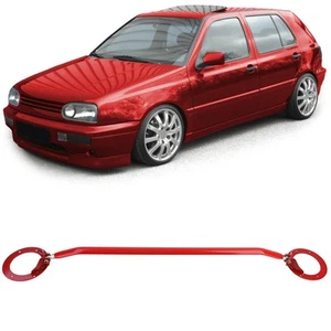 Aluminium Domstrebe verstellbar Rot für Vorne für VW Golf 3 Vento Passat 35i - Picture 1 of 8