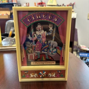 Vintage Yap's Circus Dancing Clown Music Trinket Jewelry Box - Picture 1 of 1