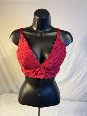 Momanda Bralette Bra 34E Red Lace Womens Nursing Bra New Mom Maternity 34DD - Image 1 of 3