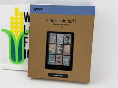 Amazon Kindle Colorsoft Signature Edition 32 GB Color Display Metallic Black - Image 1 of 4