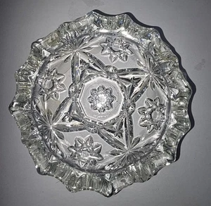 Anchor Hocking Star of David Early American PresCut EAPC 5" Ashtray - Picture 1 of 2