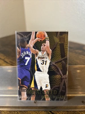 1996-97 Fleer Metal Metallized #129 Reggie Miller Indiana Pacers - Image 1 of 2