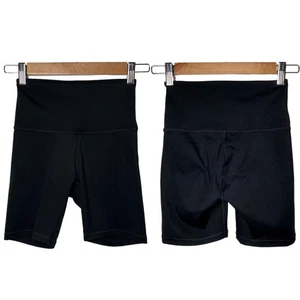 Ododos 5" High Waist Biker Shorts women's size XS Black Stretchy Shorts - Picture 1 of 15