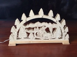 Alte Holz Schwibbogen Beleuchtung  Beleuchtet Nicht Lampe Defekt Sehr Bilder - Bild 1 von 6