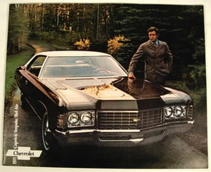 1971 CHEVROLET WERBUNG VERKAUF FARBPROSPEKT/HEFT - Bild 1 von 4