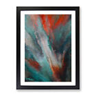 Hunted By The Fires Abstract Wall Art Print Framed Canvas Picture Poster Decor