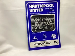 Hartlepool United v Hereford United Division 4 November 1979 - Picture 1 of 1