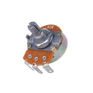 4pc A1M 1M Log Audio Tape Spline Shaft Rotary Switch Potentiometer Pot Tube Amp - Picture 1 of 3