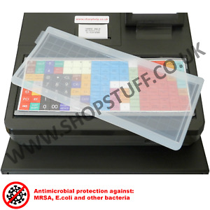 Sharp XE-A217 / XE-A217B Anti-Microbial Cash Register Keyboard Till Cover (L1)