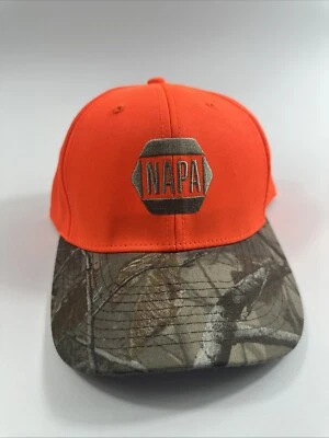 NAPA Hunter Naranja Y Camuflaje Sombrero Ajustable NUEVO Foto 1 de 4
