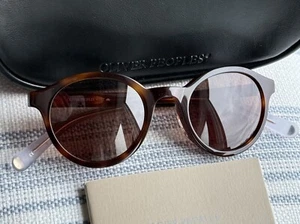 Oliver Peoples West Kennelly BT Sun Tortoise Frame + Bronze Polarized Sunglasses - Picture 1 of 7
