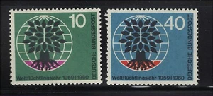 Germany Scott # 807-808 MNH World Refugee Year 1960 - Picture 1 of 1