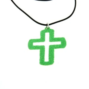 NEW THY Necklace FLUO Female Cross- FLUO3V - Picture 1 of 2