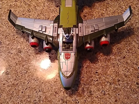 Transformers Cybertron JETFIRE Incomplete Ultra Class broken wing tip see photos Cover
