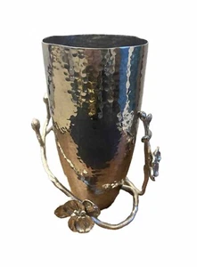 Michael Aram White Orchid Small Vase, Stainless Steel, Nickelplate - Picture 1 of 5