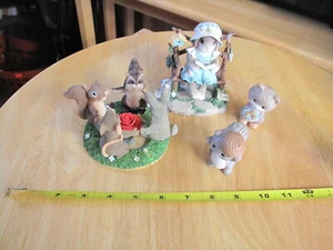 LOTTO statuine vintage piccole creature animali statuine  - Foto 1 di 7