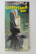 Vintage 1983 Gatorland Zoo Florida Brochure - $4.75 Adult Admission Price - NEW