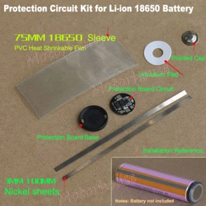 1S 5A 3.7V 18650 Li-ion Lithium Battery BMS Circuit Round Protection PCB Board - Picture 1 of 5
