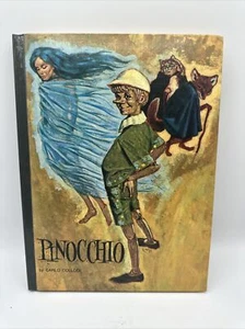 Pinocchio Book Classic Library 1971 by Carlo Collodi Educator - Picture 1 of 10