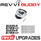 Revvi Electric Bike Motorcycle Number And Name Board Kit Fits 12", 16" Bikes