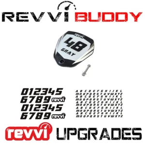 Revvi Electric Bike Motorcycle Number And Name Board Kit Fits 12", 16" Bikes - Picture 1 of 5