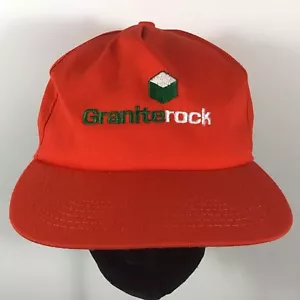 Vintage Granite Rock Snapback Mütze Kappe orange K Produkt verstellbar - Bild 1 von 8