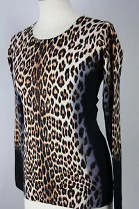 Damen Pullover Oberteil Pulli Leo Glitzer Viskose IMAGINI Gr.40,46,50 - Bild 1 von 8