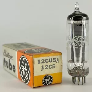 (1) Tubo GE 12CU5/12C5 testato con scatola codice CE General Electric tubo 12CU5 12C5 - Foto 1 di 3