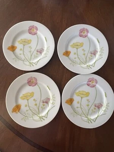 Jardin Genevieve Dessert Salad Side Plates Lot Of 4 (B222) - Picture 1 of 13