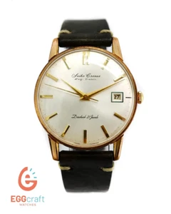 Seiko Cronos Self Dater J15010E Wristwatch Manual 20 Mic Gold Filled (Serviced) - Picture 1 of 6
