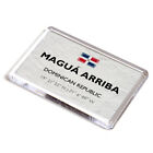 FRIDGE MAGNET - Magua Arriba - Dominican Republic - Lat/Long
