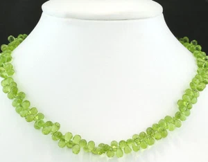 WOW! Peridot-Collier Kette total 140 CARAT Weißgold Wert 2.260 Euro Neu - Bild 1 von 4