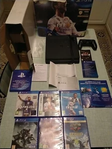 Console Playstation PS4 1 To + 6 jeux + Manette Sans Fil Bon État !!!!!!!! - Imagen 1 de 14