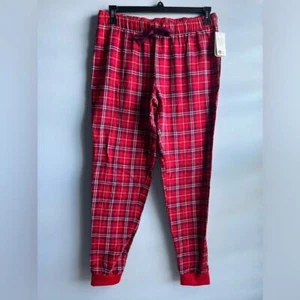 Jenni Women's Cotton Flannel Plaid Pajama Pants - Picture 1 of 5