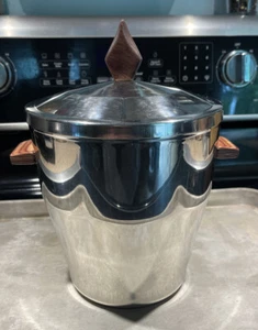 Irvin Ware USA Stainless Steel Vintage Ice Bucket Danish MCM - Picture 1 of 7