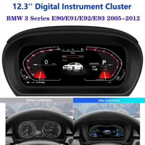 Car LCD Digital Dashboard Instrument For BMW 3 Series E90/E91/E92/E93 2005-2012 - Picture 1 of 22
