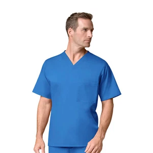 Maevn Uniforms Men's one Pocket Stretch Scrub Top 5202 sizes XS to 3XL - Picture 1 of 14
