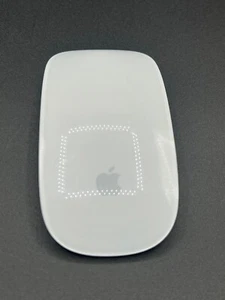 Apple A1296 3Vdc Wireless Magic Mouse White WORKING with Belkin mouse pad - Picture 1 of 12