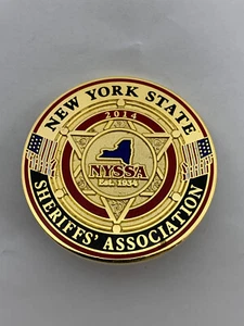 Moneda 2014 de la Asociación de Sheriffs del Estado de Nueva York Challange Policía Sheriffs - Imagen 1 de 4
