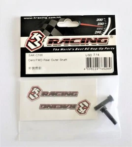 3RACING SAK-C166 FWD Rear Outer Shaft For SAKURA 1/10 RC CERO FWD TOURING CAR - Picture 1 of 1