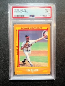 1988 Score Tom Glavine PSA 9 - Bild 1 von 2