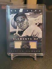 2016 Panini DK Elements of Royalty Game Used Bat Jersey Elston Howard Silver /99