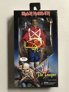 Iron Maiden Steve Harris signierte Eddie NECA Actionfigur PSA/DNA COA Bass PROOF - Bild 1 von 12