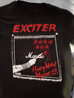 Exciter - T-shirt Heavy Metal Maniac 40 ans coton noir taille réelle S-5XL DA254