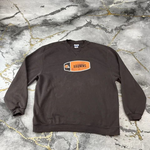 Cleveland Browns Crewneck Pullover Mens XL Pullover Long Sleeve NFL Football Cover
